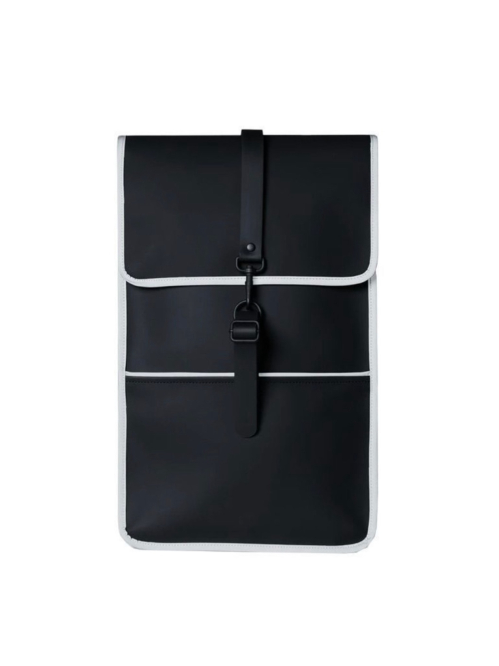 NWT RAINS Backpack Reflective Black Reflective Waterproof Laptop Bag $125 MSRP